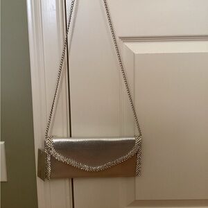 Nina Deeny-D true silver evening bag